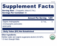 Alternative view of AndroGraphis Tincture - 2 fluid oz.