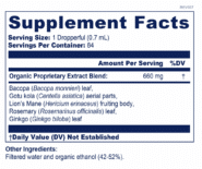 Alternative view of Brain Tincture - 2oz