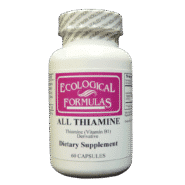 All Thiamine 50mg (Vitamin B1), 60 capsules