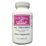 All Thiamine 50mg (Vitamin B1), 250 capsules