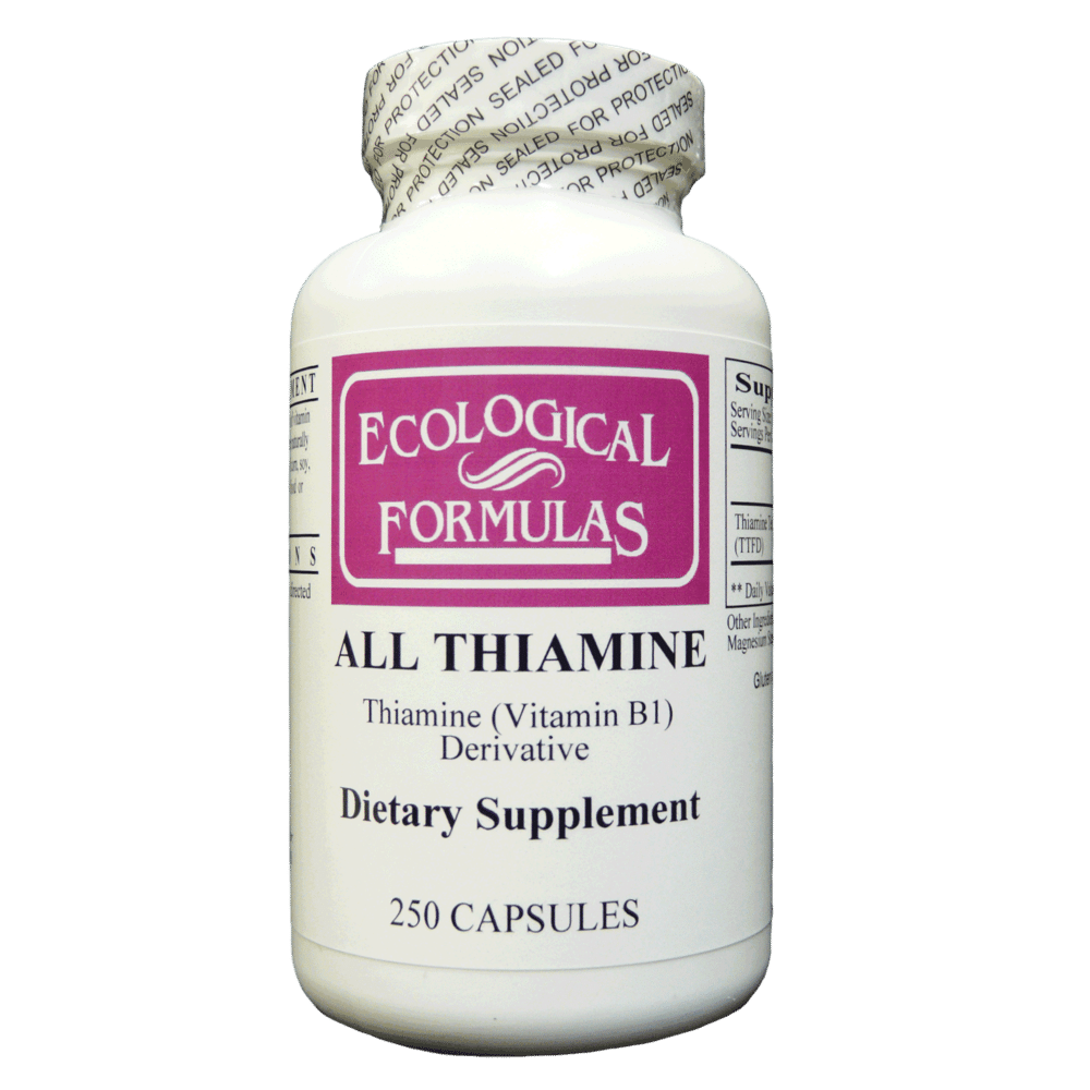 All Thiamine 50mg (Vitamin B1), 250 capsules