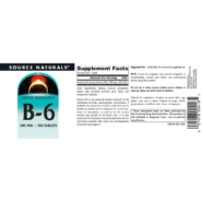 Alternative view of B-6 Immune System Support 500mg - 100 tablets