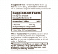 Sustained Release L-Arginine 350mg - 60 tablets - Image 2