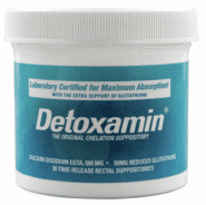 DETOXAMIN 500MG EDTA SUPPOSITORIES with GLUTATHIONE 30ct