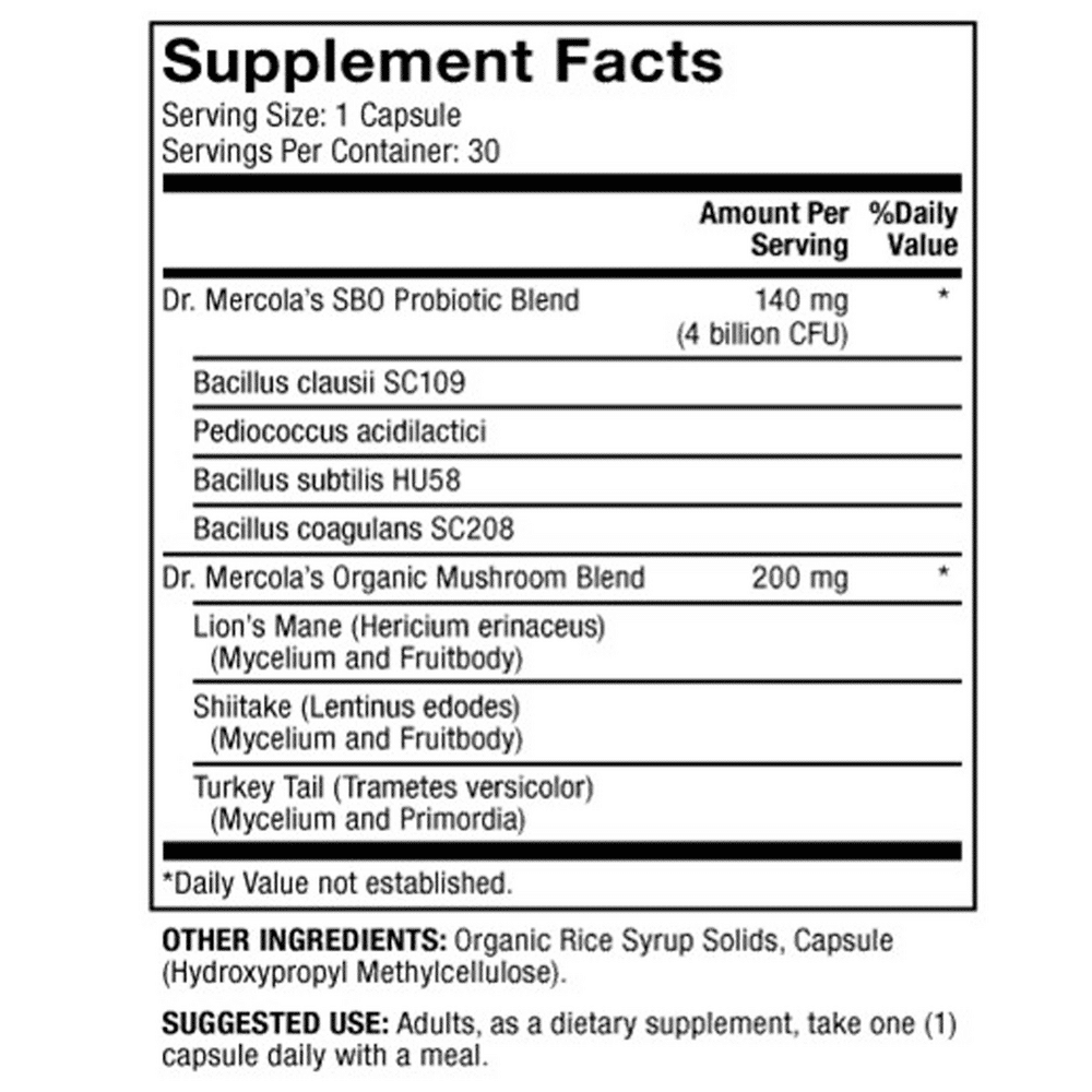 Complete Probiotics SBO (previously Complete Spore Restore) - 30 capsules - Image 2