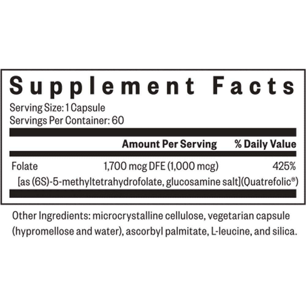 L-Methylfolate 60 vegcaps - Image 2