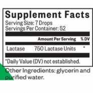 Alternative view of Lactase Drops 52 Servings