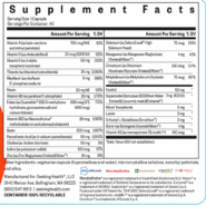 Alternative view of Multivitamin One - 45 Vege capsules
