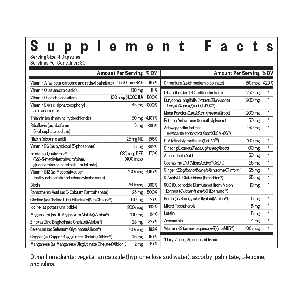Optimal Man - 120 Capsules - Image 2