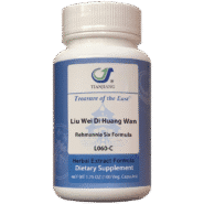 Liu Wei Di Huang Wan Capsules - Rehmanni - 100 capsules