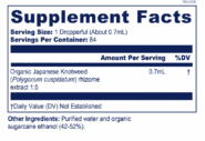 Alternative view of Japanese Knot Weed (Organic) - 2 fluid oz.