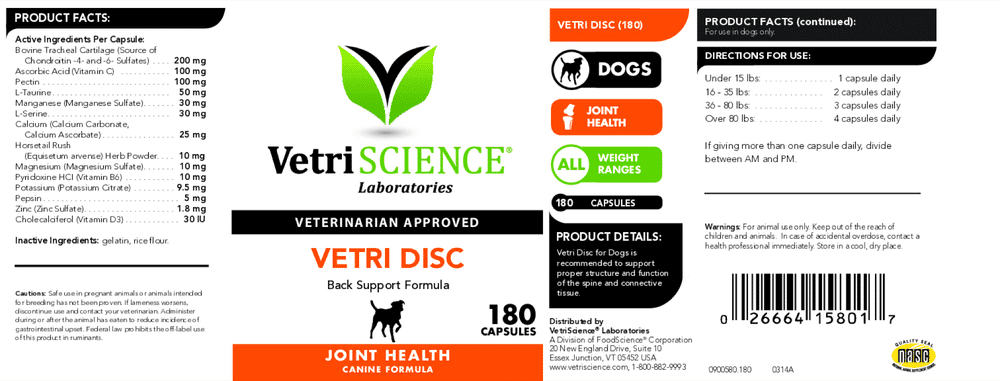 Vetri-Disc 180 capsules - Image 3